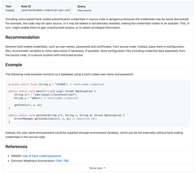 Recommendation for the cause of the issue